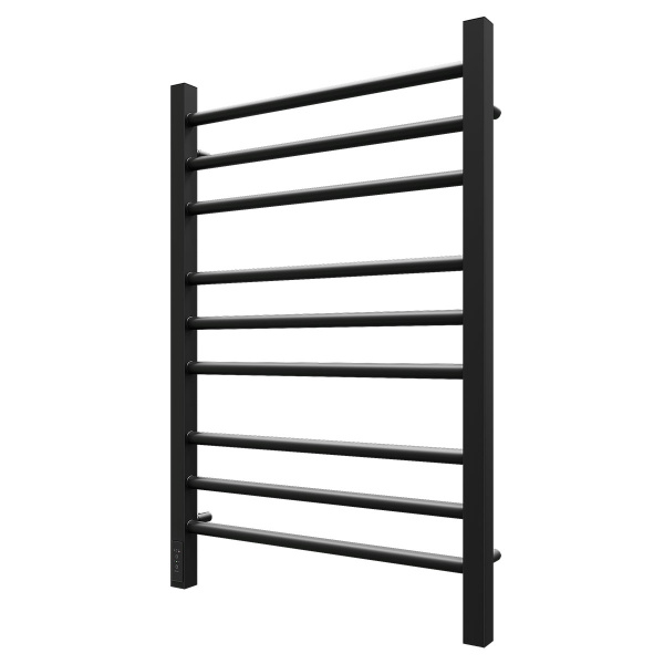 Полотенцесушитель эл.Point Веста PN70758В П9 500*800 диммер слева,черный ТЦ Евроремонт