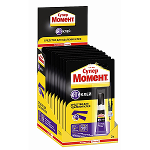 Клей Супер Момент Антиклей в шоубоксе, 5гр. ТЦ Евроремонт