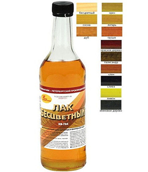 Лак ХВ-784 Красное дерево  0,5л ТЦ Евроремонт