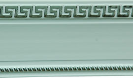 Бленда 68 мм с молдингом 06 Белый с золотом БлендаМ686 ТЦ Евроремонт