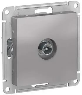 Schneider Electric ATLASDESIGN TV РОЗЕТКА оконечная 1DB, механизм, АЛЮМИНИЙ ТЦ Евроремонт