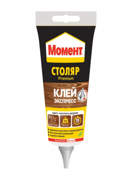 Клей-Экспресс "Момент Столяр" в Шоубоксе, 125 г ТЦ Евроремонт