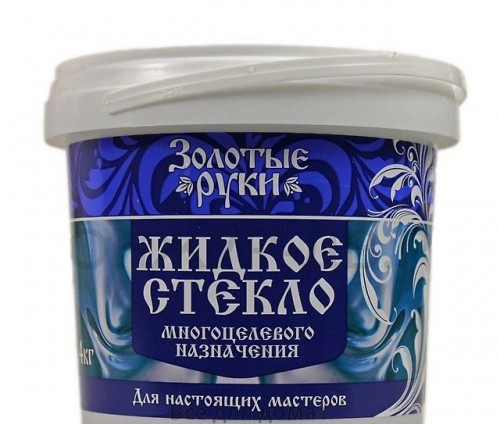 Жидкое стекло Золотые руки Д-53 0,7кг ТЦ Евроремонт