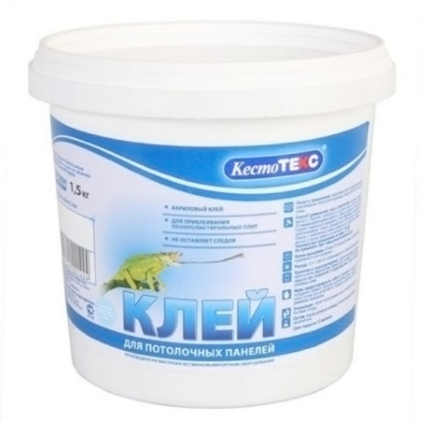 Клей д/потолочной плитки Кесто 1,5 кг ТЦ Евроремонт