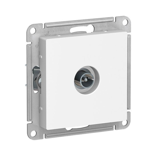 Schneider Electric ATLASDESIGN TV АНТЕННА коннектор, механизм, БЕЛЫЙ ТЦ Евроремонт