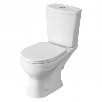 Унитаз-компакт УЛЬТРА Тарельчатый, к/в, 1-реж, сид.ПП ТЦ Евроремонт