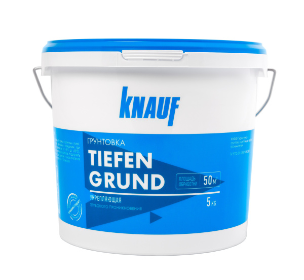 Тифенгрунд 5 кг грунтовка укрепляющая глубокого проникновения "KNAUF" ТЦ Евроремонт