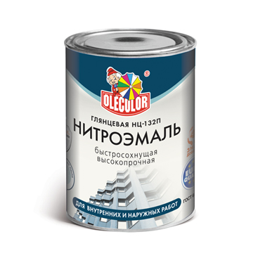 Эмаль НЦ-132 Olecolor зеленая1,7кг. ТЦ Евроремонт