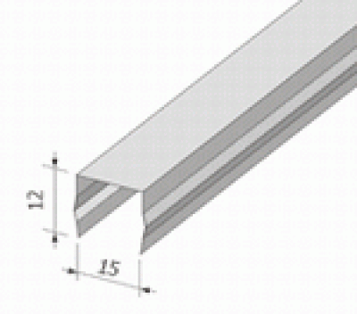 Профиль заполнитель белый AN (3м) ABS (80шт/уп.) ТЦ Евроремонт