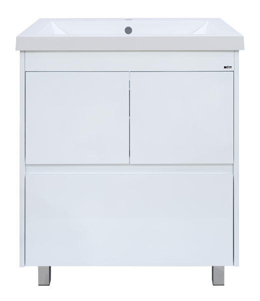 Алиса 58 тумба 1 ящ. напольная белая эмаль+умывальник Алиса 58 ТЦ Евроремонт