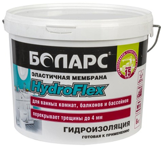 ГИДРОИЗОЛЯЦИЯ готовая к применению HydroFlex 6 кг ТЦ Евроремонт