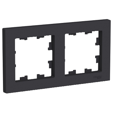 Schneider Electric ATLASDESIGN 2-постовая РАМКА, КАРБОН ТЦ Евроремонт