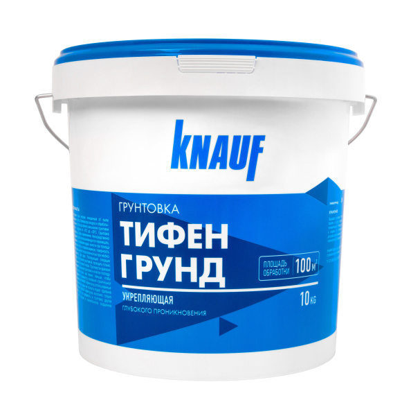 Тифенгрунд 10 кг грунтовка укрепляющая глубокого проникновения "KNAUF" ТЦ Евроремонт