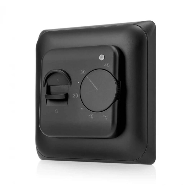 Терморегулятор RTC 70,26 (черный матовый) ТЦ Евроремонт