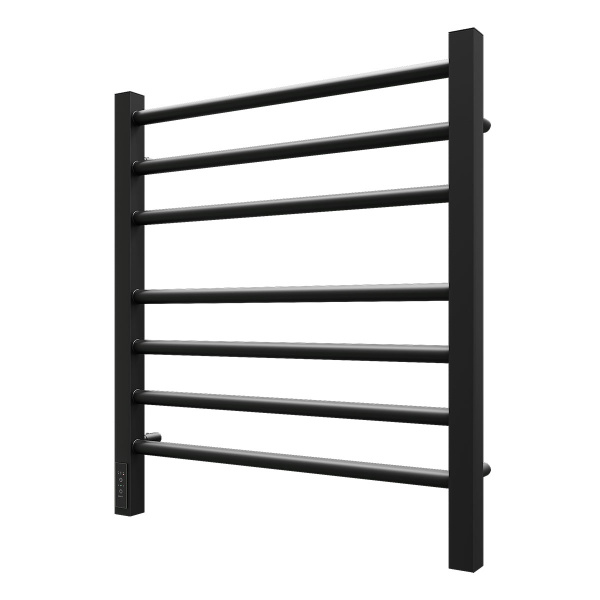 Полотенцесушитель эл.Point Веста PN70756В П7 500*600 диммер слева,черный ТЦ Евроремонт