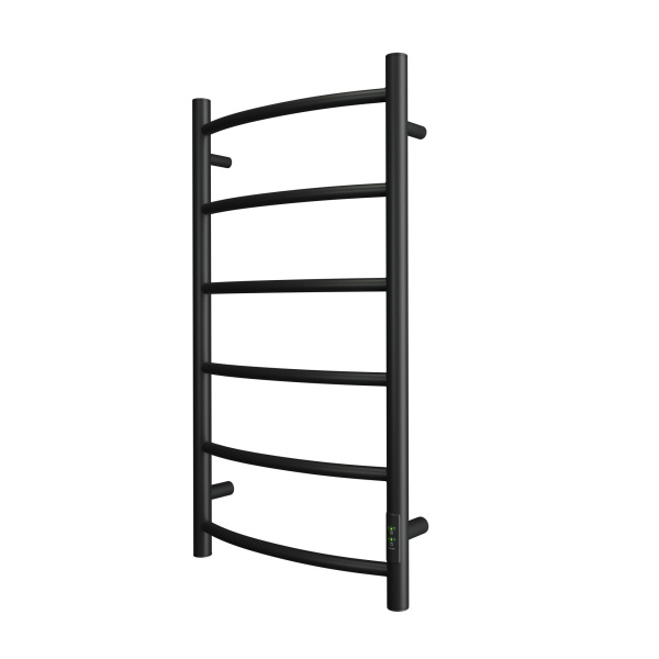 Полотенцесушитель эл.Point Афина PN04848В П6 400*800 диммер справа,черный ТЦ Евроремонт