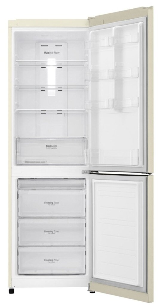 Холодильник LG GA-B419SEUL бежевый