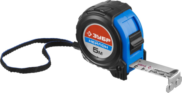 Рулетка Зубр МАСТЕР обрезиненный корпус 5м ТЦ Евроремонт