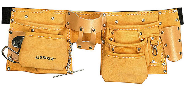 Подсумок ЗУБР "Кольт" нейлоновый для шуруповерта, 8 секций ТЦ Евроремонт