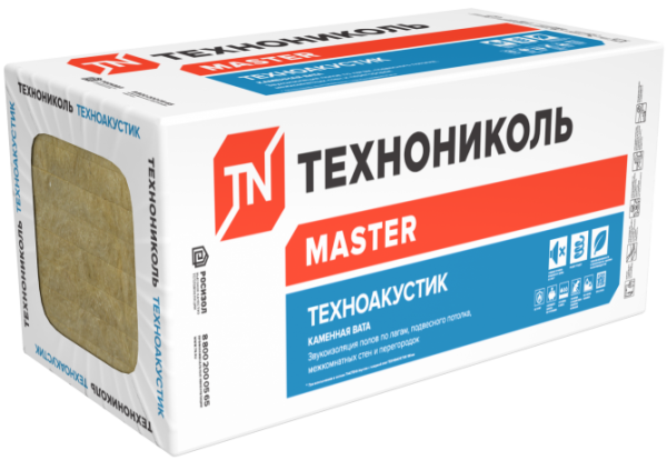ТЕХНОАКУСТИК 1200*600*50мм (уп6 шт) ТЦ Евроремонт