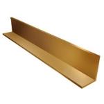 Плинтус золото (уголок 19*24 пристенный) 3м. ТЦ Евроремонт