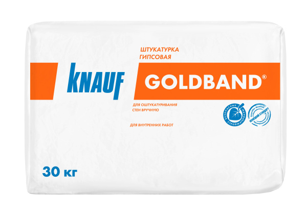 ГОЛЬДБАНД (30кг) штукатурка гипсовая (40шт/пал) "KNAUF" ТЦ Евроремонт
