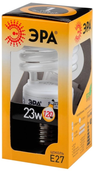 Энергосберегающая лампа 23Вт Е27( дневной свет) ТЦ Евроремонт