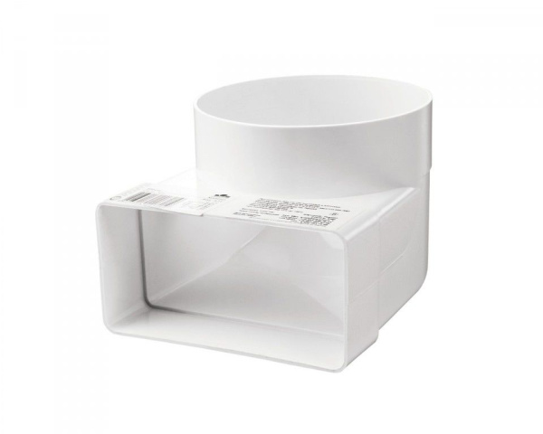 Соединит. колено 204*60/d125мм. (90*) 822б/я ТЦ Евроремонт