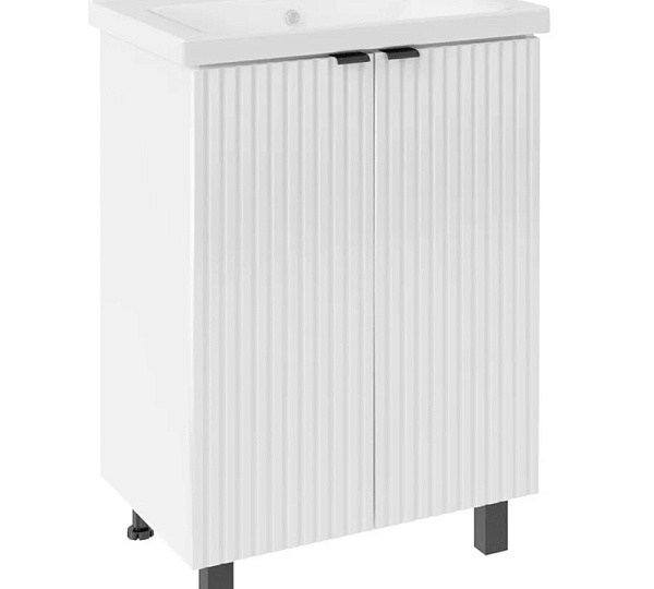 Дора Подстолье 60 белый + умывальник Миранда 60 ТЦ Евроремонт